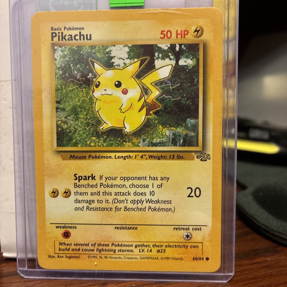 Pokemon Cards Pikachu Jungle Set 60/64 1999